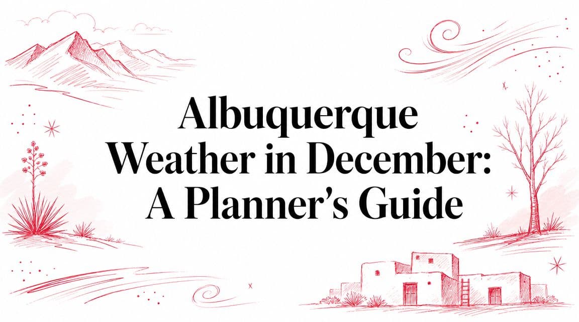 Albuquerque Weather in December: A Planner's Guide