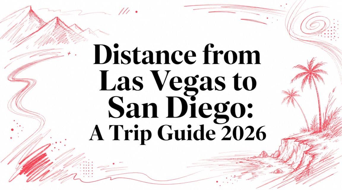Distance from Las Vegas to San Diego: A Trip Guide 2026